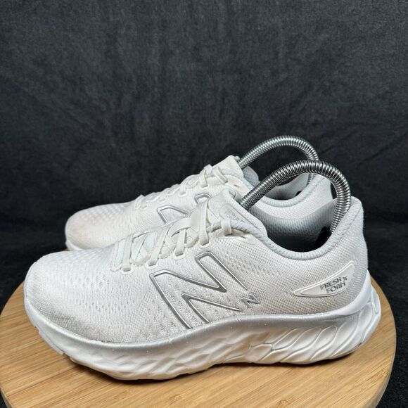 New Balance White Athletic Shoes - Picture 3 of 8